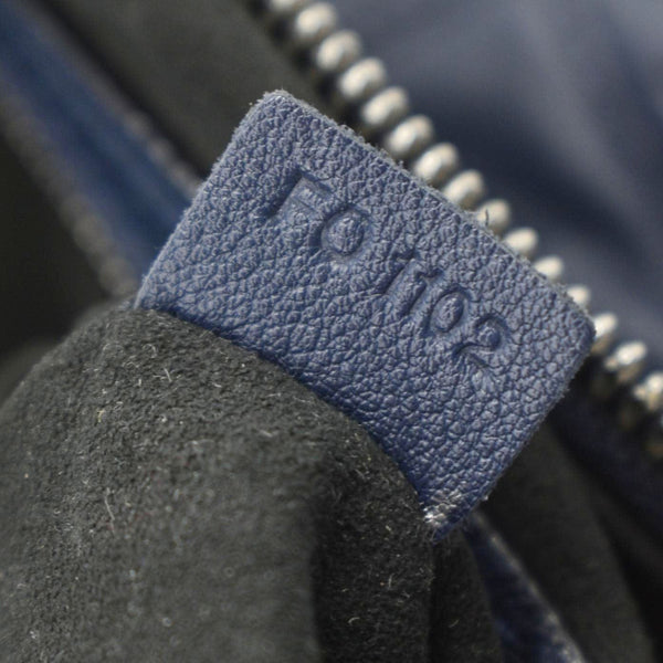 LOUIS VUITTON Antheia Ixia MM Leather Shoulder Bag Blue