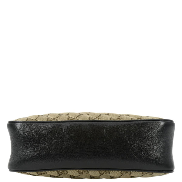 GUCCI Marmont Small Monogram Canvas Crossbody Camera Bag Beige 447632