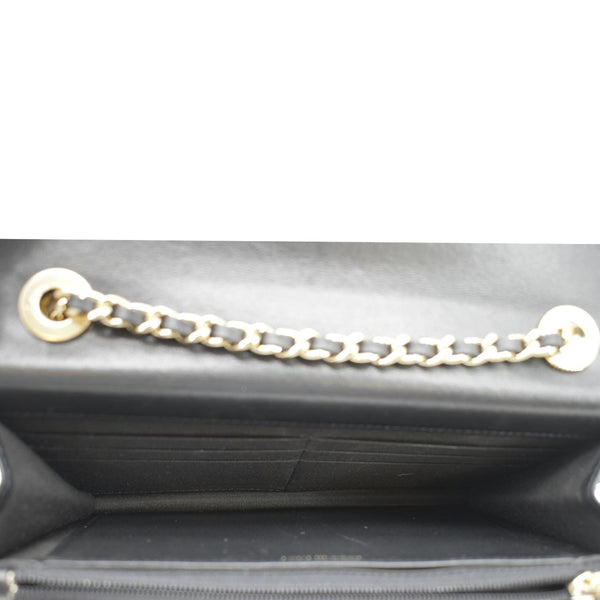 CHANEL Trendy CC Woc Lambskin Leather Crossbody Bag Black