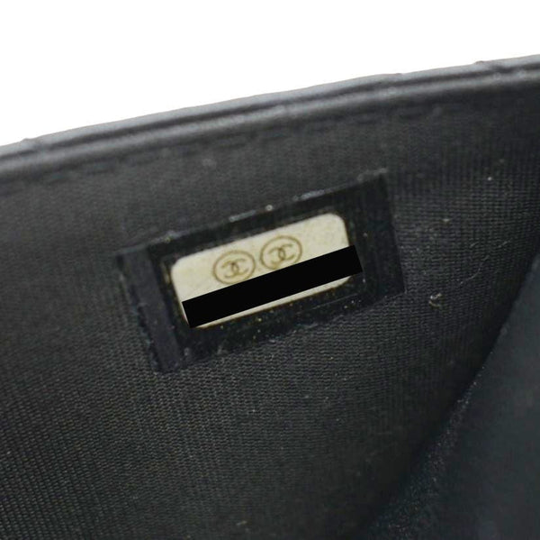 CHANEL Trendy CC Woc Lambskin Leather Crossbody Bag Black