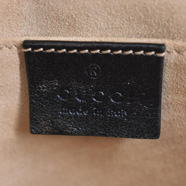 GUCCI Marmont Small Monogram Canvas Crossbody Camera Bag Beige 447632