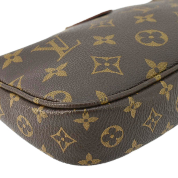 LOUIS VUITTON Multi Pochette Accessoires Monogram Canvas Crossbody Bag Olive