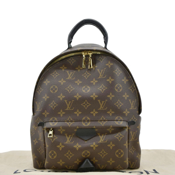 LOUIS VUITTON Palm Springs MM Monogram Canvas Backpack Brown