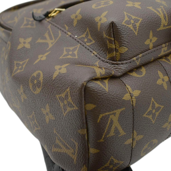 LOUIS VUITTON Palm Springs MM Monogram Canvas Backpack Brown