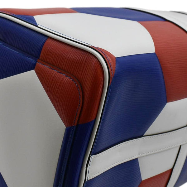 LOUIS VUITTON Keepall 50 FIFA Cup Bandouliere Leather Travel Bag Multicolor