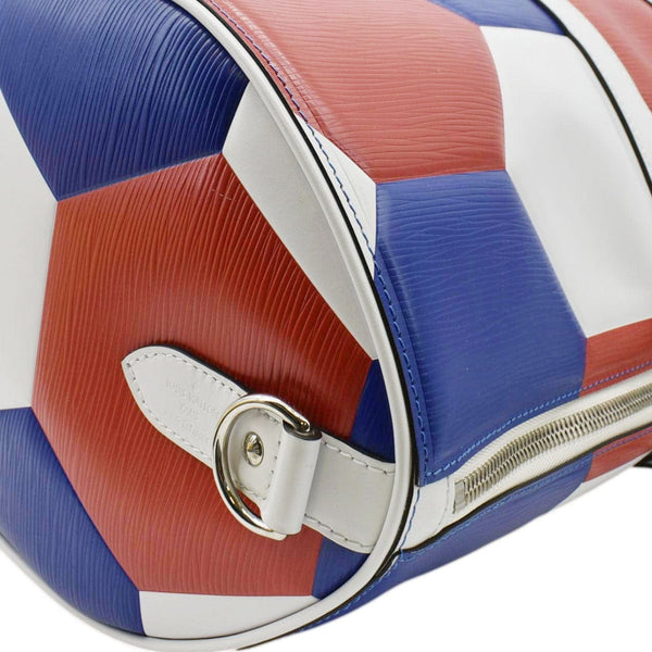 LOUIS VUITTON Keepall 50 FIFA Cup Bandouliere Leather Travel Bag Multicolor