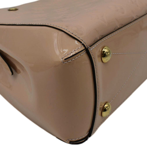 LOUIS VUITTON Montaigne BB Vernis Leather Tote Shoulder Bag Dusty Pink