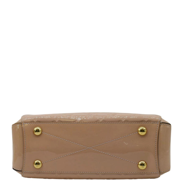 LOUIS VUITTON Montaigne BB Vernis Leather Tote Shoulder Bag Dusty Pink