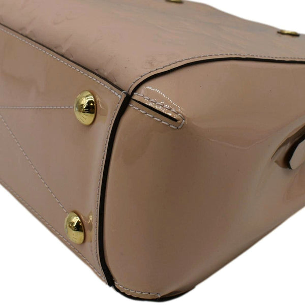 LOUIS VUITTON Montaigne BB Vernis Leather Tote Shoulder Bag Dusty Pink