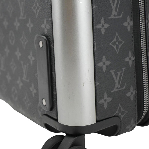 LOUIS VUITTON Horizon 55 Monogram Eclipse Canvas Rolling Suitcase Black