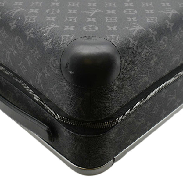 LOUIS VUITTON Horizon 55 Monogram Eclipse Canvas Rolling Suitcase Black