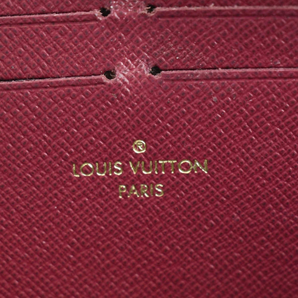 LOUIS VUITTON Clemence Monogram Canvas Zippy Wallet Brown