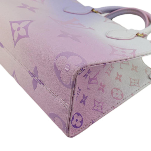 LOUIS VUITTON Onthego PM Monogram Giant Canvas Tote Bag Sunrise Pastel