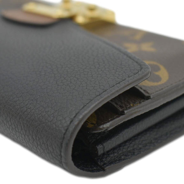 LOUIS VUITTON Wallet Brown Bag front left border view