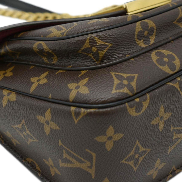 LOUIS VUITTON Passy NM Monogram Canvas Shoulder Bag Brown