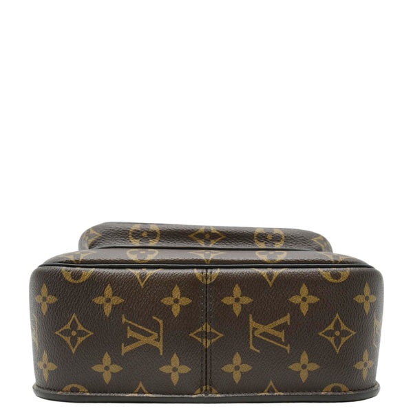 LOUIS VUITTON Passy NM Monogram Canvas Shoulder Bag Brown