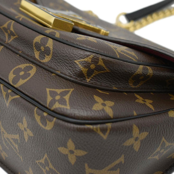 LOUIS VUITTON Passy NM Monogram Canvas Shoulder Bag Brown