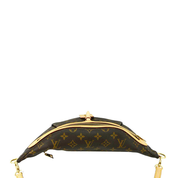 LOUIS VUITTON High Rise Monogram Canvas Bumbag Brown