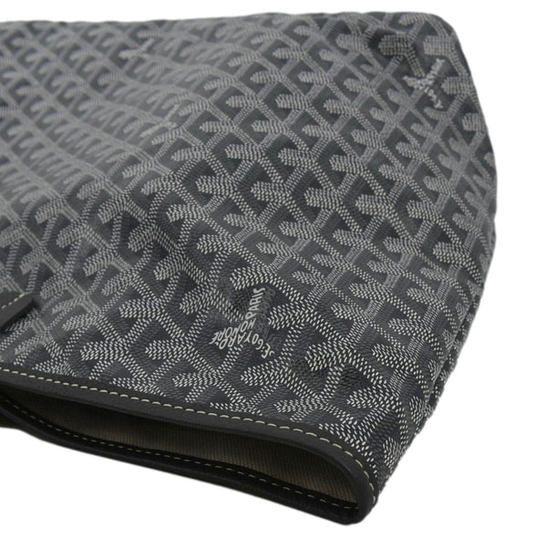 GOYARD Saint Louis PM Chevron Print Canvas Tote Bag Grey