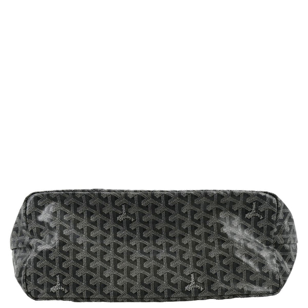 GOYARD Saint Louis PM Chevron Print Canvas Tote Bag Grey