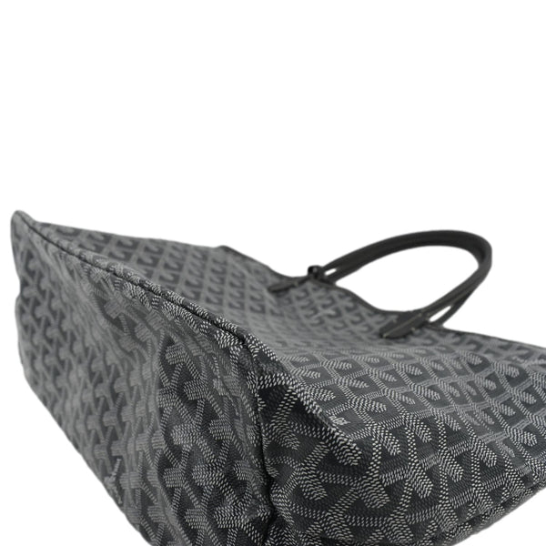 GOYARD Saint Louis PM Chevron Print Canvas Tote Bag Grey