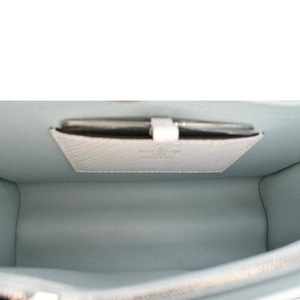 LOUIS VUITTON Twist Epi Leather Crossbody Bag White