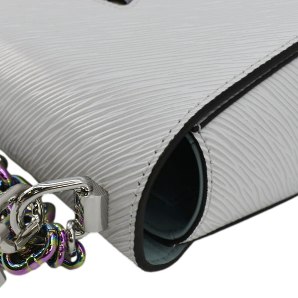 LOUIS VUITTON Twist Epi Leather Crossbody Bag White