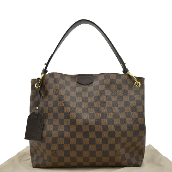 LOUIS VUITTON Graceful PM Damier Ebene Shoulder Bag Brown