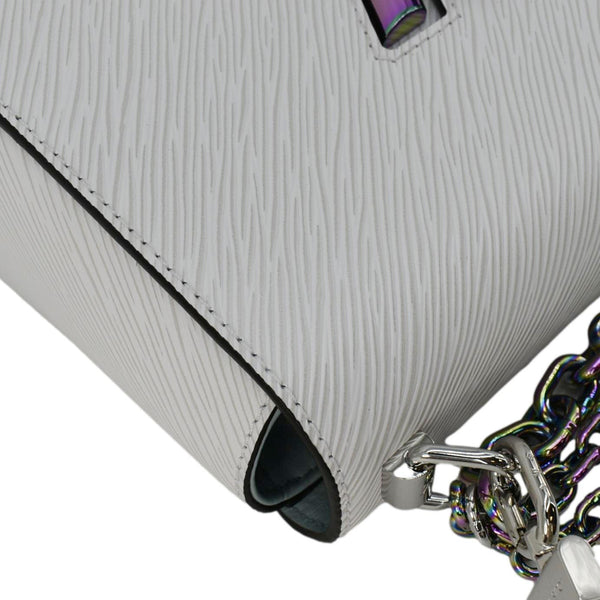 LOUIS VUITTON Twist Epi Leather Crossbody Bag White
