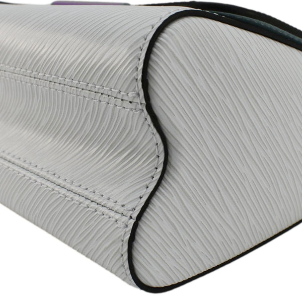 LOUIS VUITTON Twist Epi Leather Crossbody Bag White