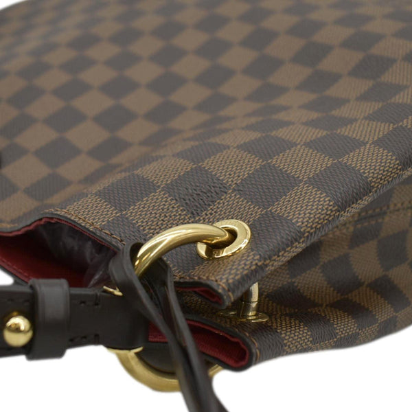 LOUIS VUITTON Graceful PM Damier Ebene Shoulder Bag Brown