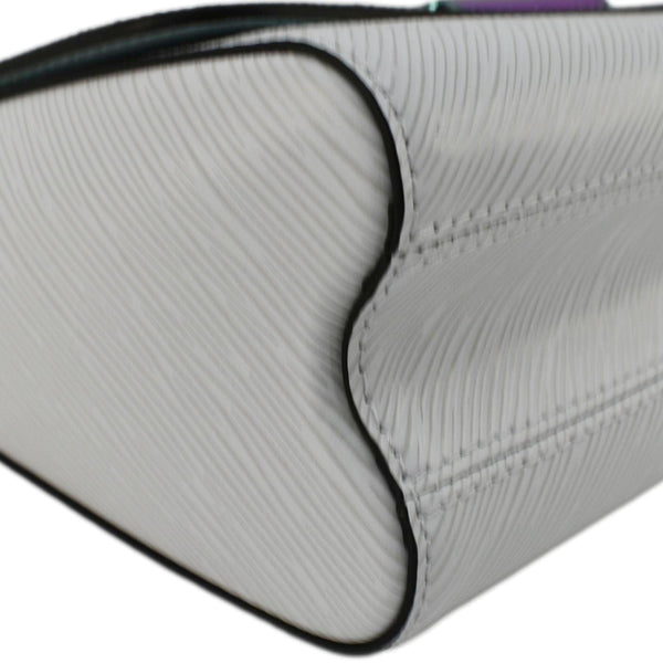 LOUIS VUITTON Twist Epi Leather Crossbody Bag White