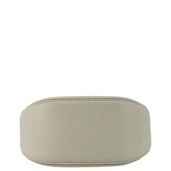 VALENTINO VLogo Moon Mini Nappa Leather Hobo Bag White