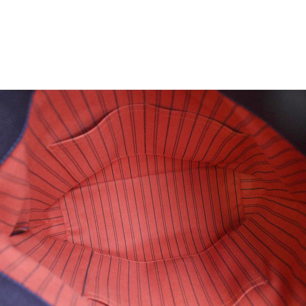 LOUIS VUITTON Melie Monogram Empreinte Leather Hobo Shoulder Bag Navy Blue