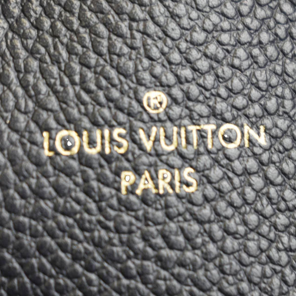 LOUIS VUITTON Melie Monogram Empreinte Leather Hobo Shoulder Bag Navy Blue