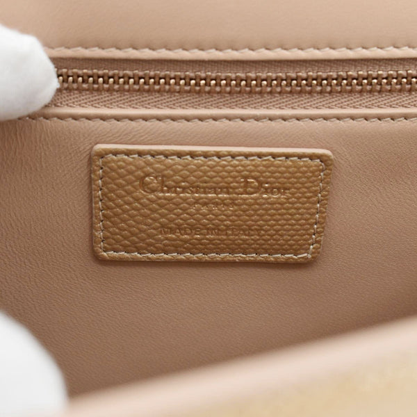 CHRISTIAN DIOR 30 Montaigne Flap Leather Crossbody Bag Brown