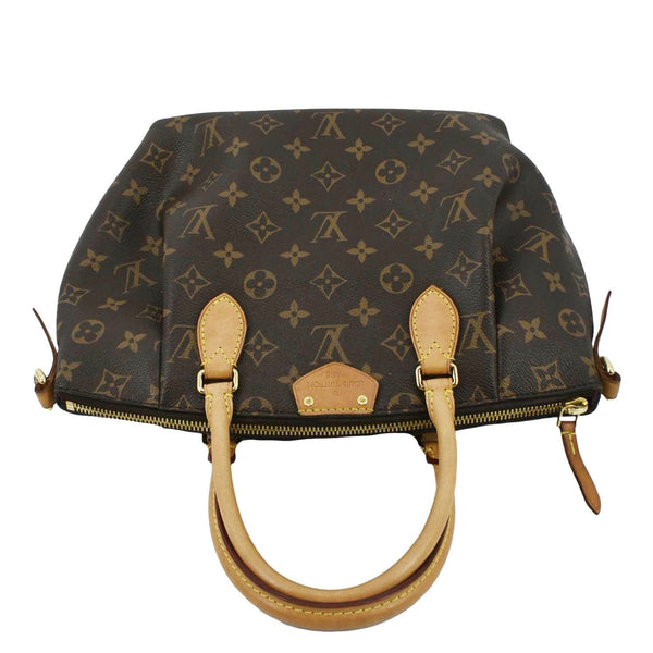LOUIS VUITTON Turenne MM Monogram Canvas 2 Way Shoulder Bag Brown