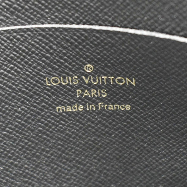 LOUIS VUITTON Double Zip Pochette Giant Monogram Reverse Canvas Crossbody Bag Brown