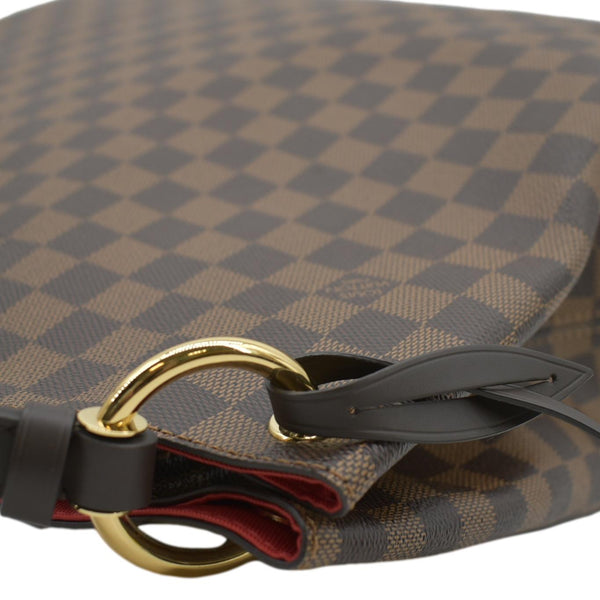 LOUIS VUITTON Shoulder Bag Brown right border view