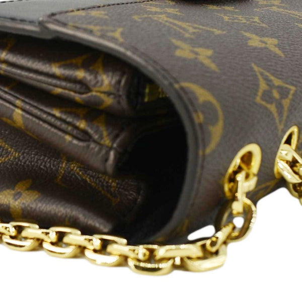 LOUIS VUITTON Marceau Monogram Canvas Shoulder Bag Black