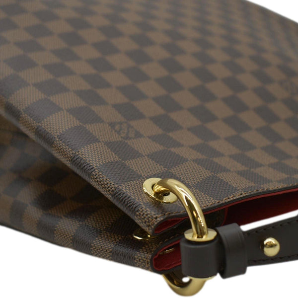 LOUIS VUITTON Shoulder Bag Brown left border view