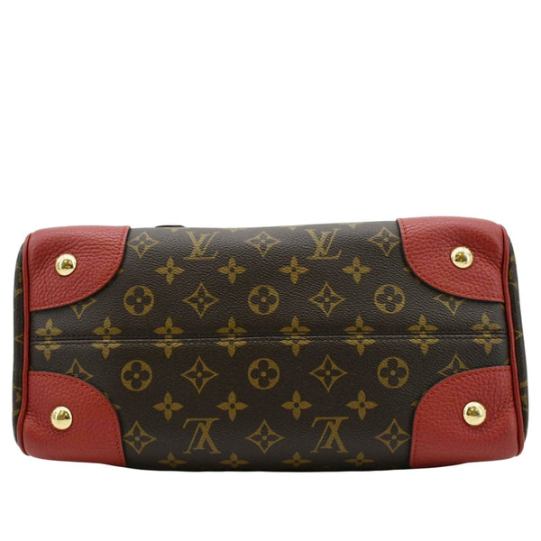 LOUIS VUITTON Retiro NM Monogram Canvas 2Way Shoulder Bag Red