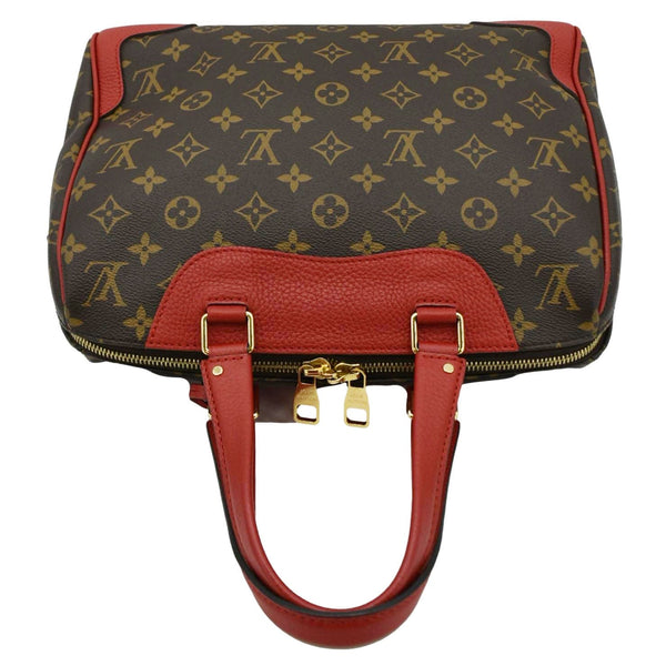 LOUIS VUITTON Retiro NM Monogram Canvas 2Way Shoulder Bag Red