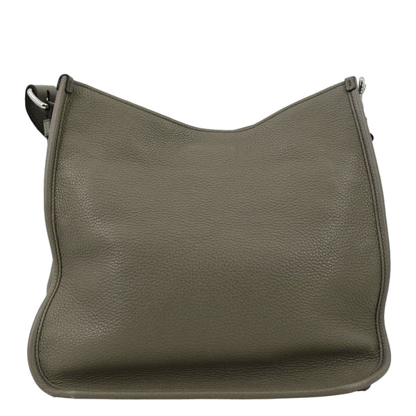 PRADA Leather Shoulder Bag Clay Grey