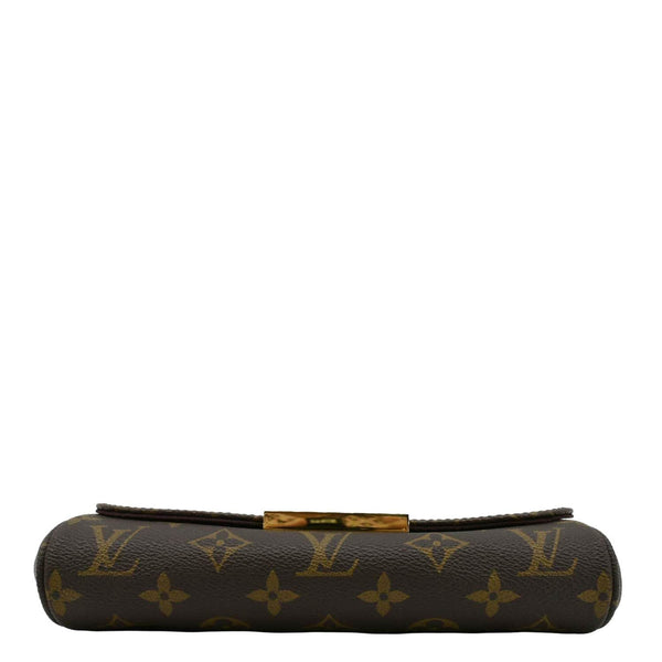 LOUIS VUITTON Favorite PM Monogram Canvas Shoulder Bag Brown