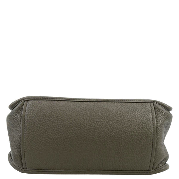 PRADA Leather Shoulder Bag Clay Grey