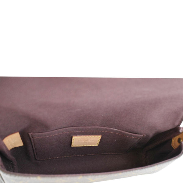 LOUIS VUITTON Favorite PM Monogram Canvas Shoulder Bag Brown