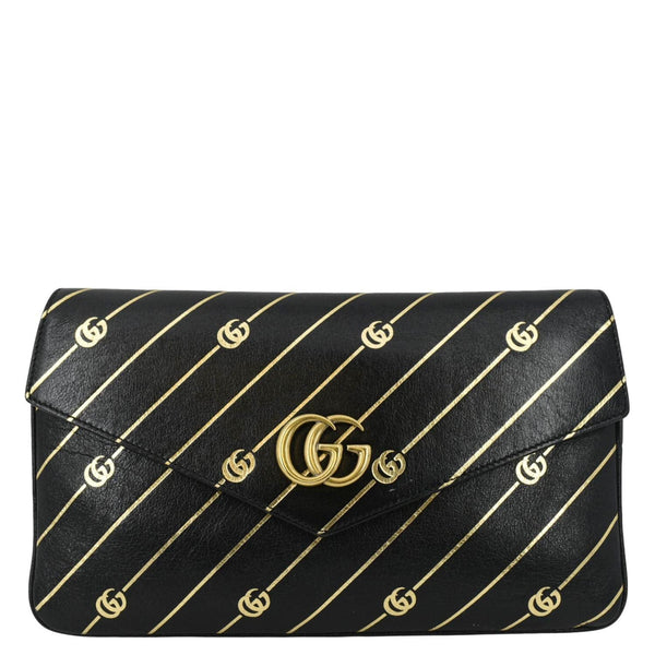 GUCCI Thiara Medium Double Smooth Leather Satchel Bag White/Black 524822