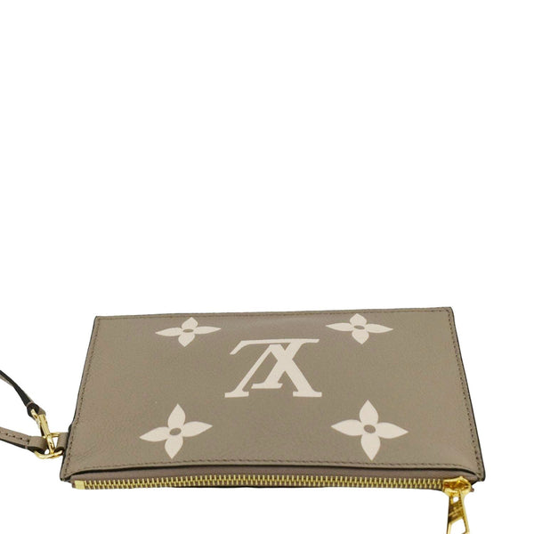 LOUIS VUITTON NeoNoe Bicolor Monogram Empreinte Pouch Cream