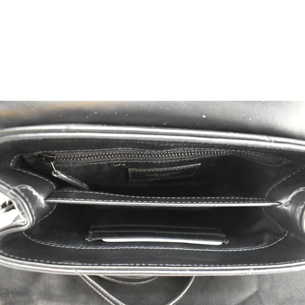 YVES SAINT LAURENT Loulou Toy Quilted Leather Crossbody Bag Black